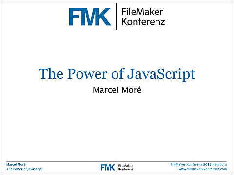 FMK2015 The Power of JavaScript