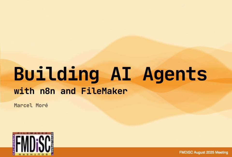Building AI Agents with n8n and FileMaker (Part 2)